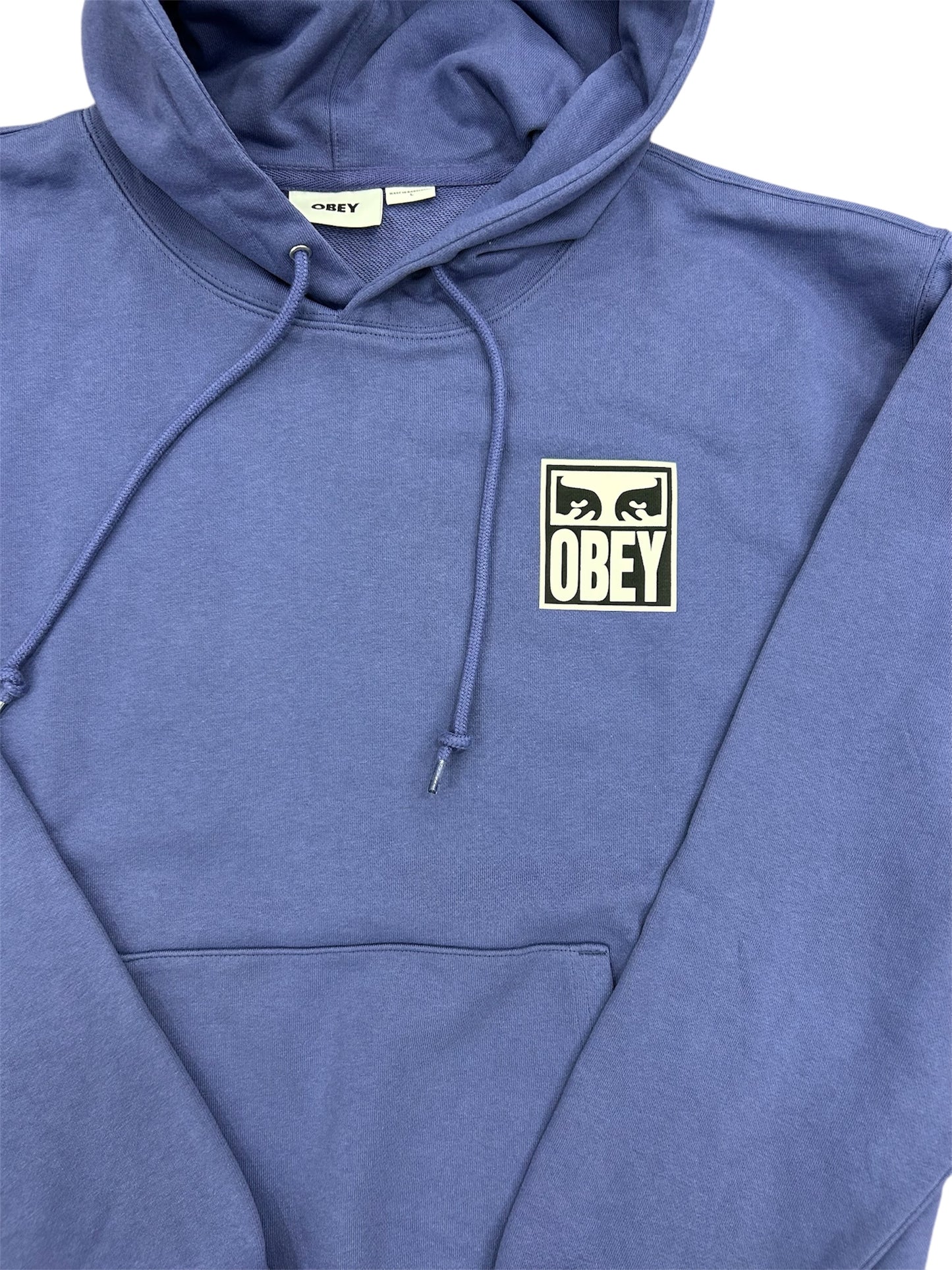 Felpa Obey con cappuccio garzata