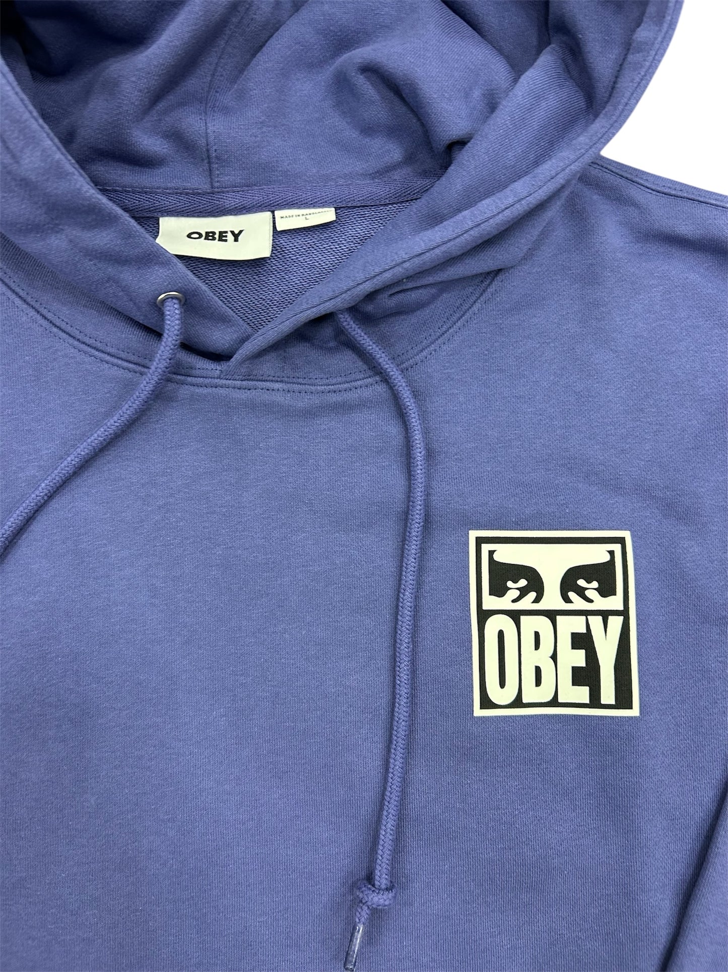 Felpa Obey con cappuccio garzata